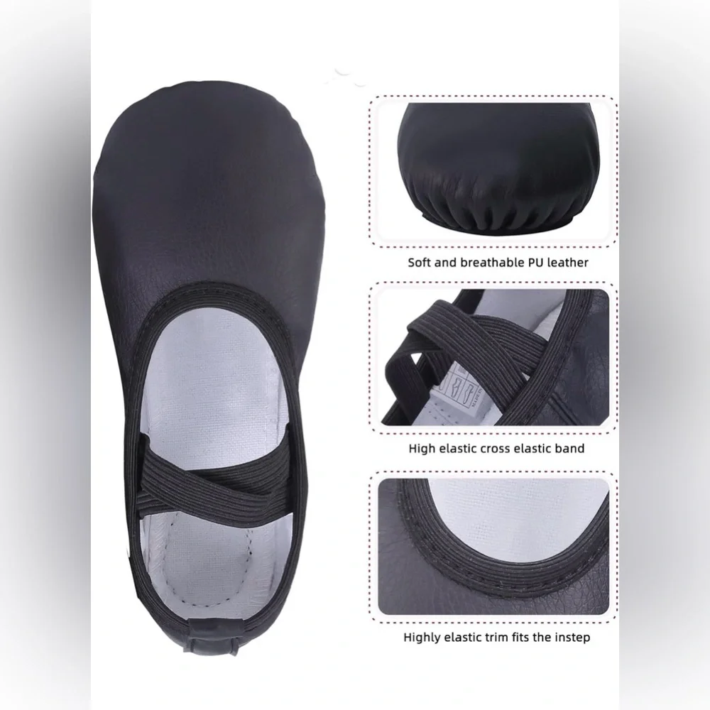 Girls Black Ballet Shoes